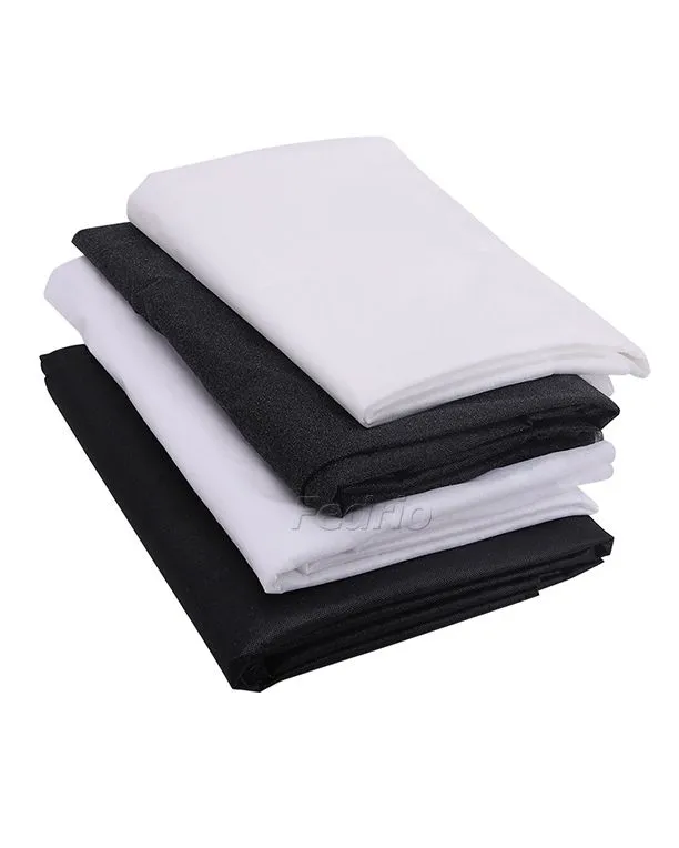 Single-Sided Iron-on Non-Woven Fusible Interlining Lightweight Interfacing for DIY Crafts Supplies 5 Meters/Pack 206730 (white, 25g)