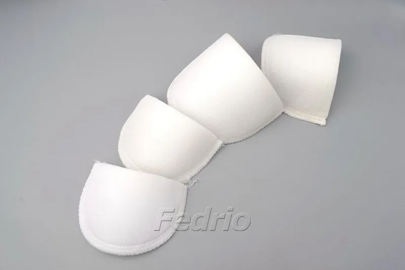 White Sponge Shoulder Pad for Women Men Jacket Blazer in Arc Shape 009314 (13*8*1cm)
