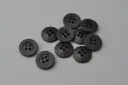 1000pcs 4-Hole Round Rubber Buttons for clothing shirts, polo rugby, sewing knitting handmade items 1.4cm 009338