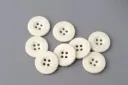 4-Hole Soft Silicone Rubber Buttons shirt polo rugby for Clothing 1000pcs 009341