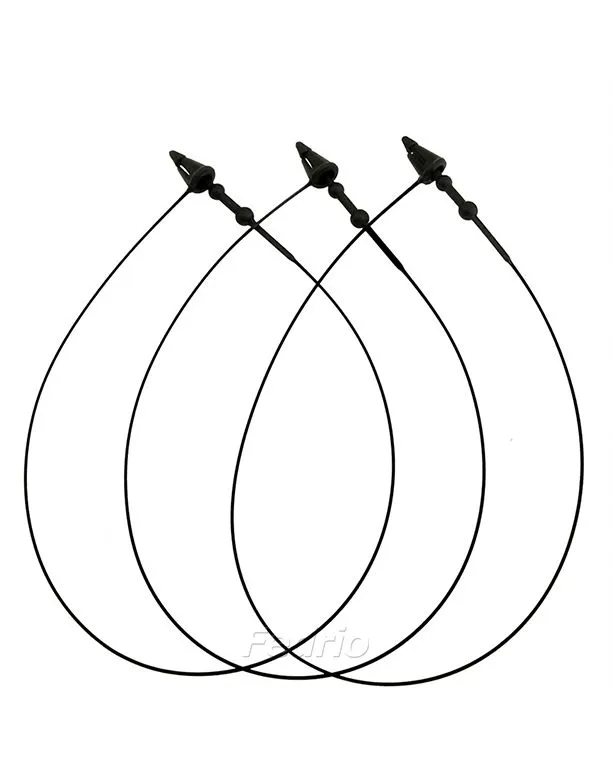 Plastic Hang Tag Lock Pins Snap Lock Security Loop for Retail Store 5000 Pieces/Box 205639 (9cm, white)