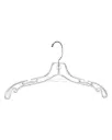 Clear Plastic Dress Hangers 100 Pack Suit Coat Swivel Hook Hangers 203491