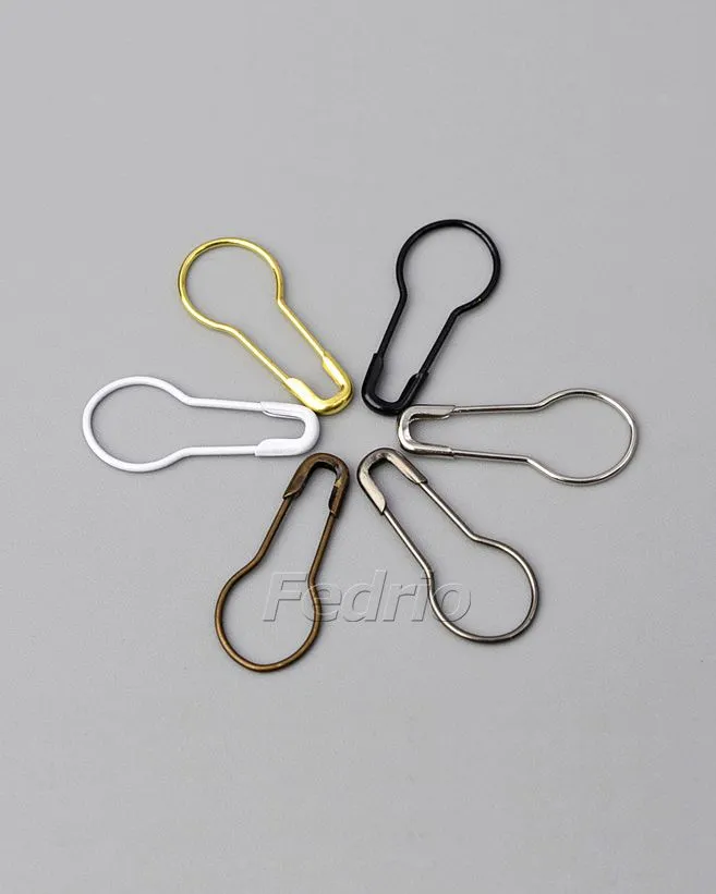 Small Bulb Gourd Small Stainless Steel Safety Pins 1000pcs/Box SP003 (gunmetal)