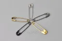 U-Shaped Small Thick Iron Safety Pins 2000pcs/Box SP010