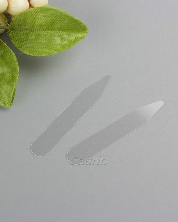 Plastic Shirt Collar Stay for Men's Women's Shirts Dress 50 Pieces/Pack 204607 (1.5cm)