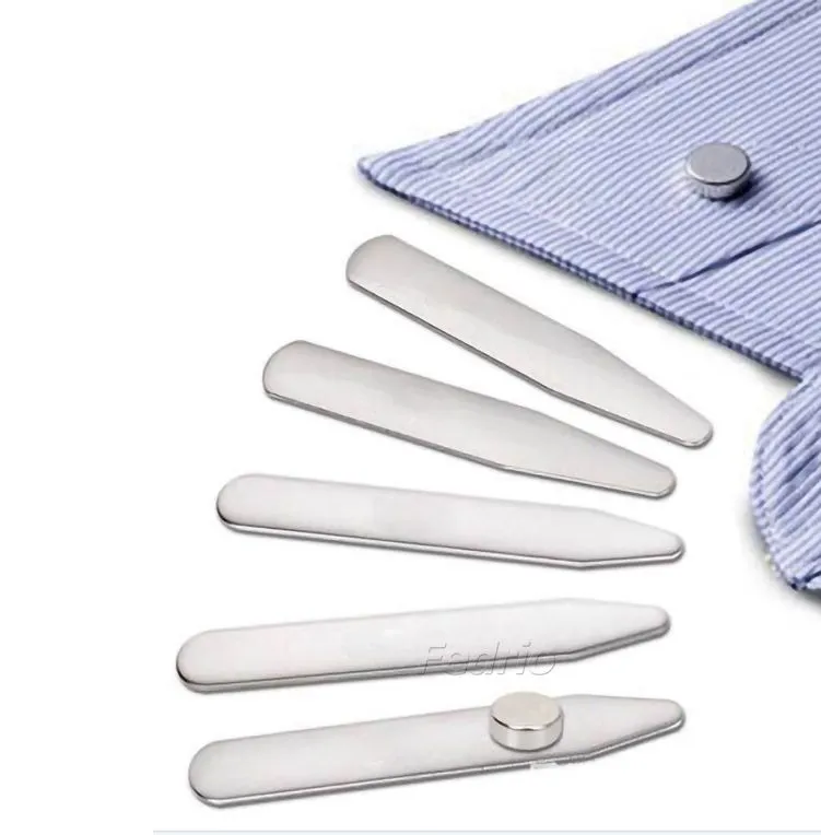 Metal iron Collar Stays with magnetic for luxury shirt brand 2 Sets 204610