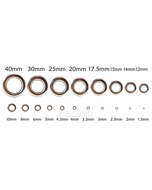 100 Pieces Silver Metal Copper Eyelets for Clothing Fabric 203470 (1.5mm)