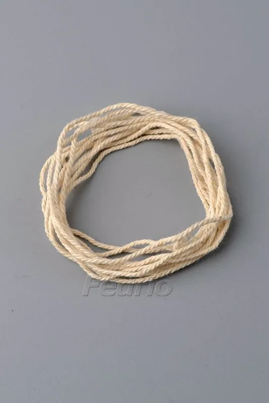 White Braided Cotton Rope 100meters Each 009389 (2mm)