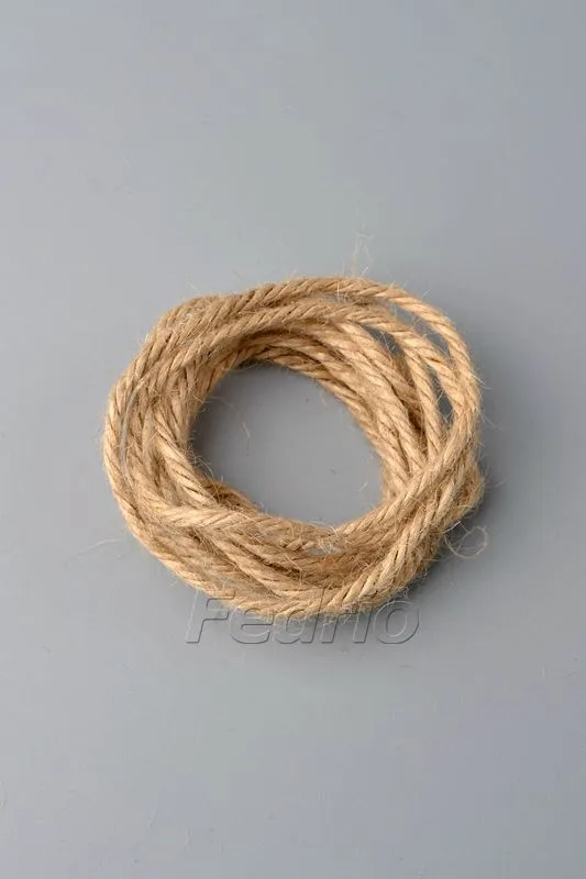 natural jute fiber rope 100meters Roll 009390 (2mm)