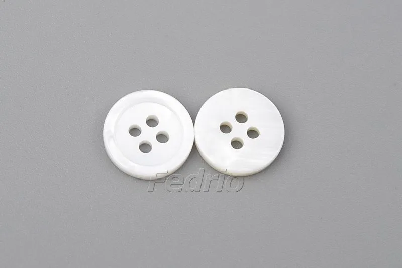 4 Hole Shirt Shell Buttons 1000pcs CB013 (9.5mm)