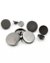 20 Pieces Flat Metal Shank Sewing Buttons for Clothing Decoration Accessories 204546