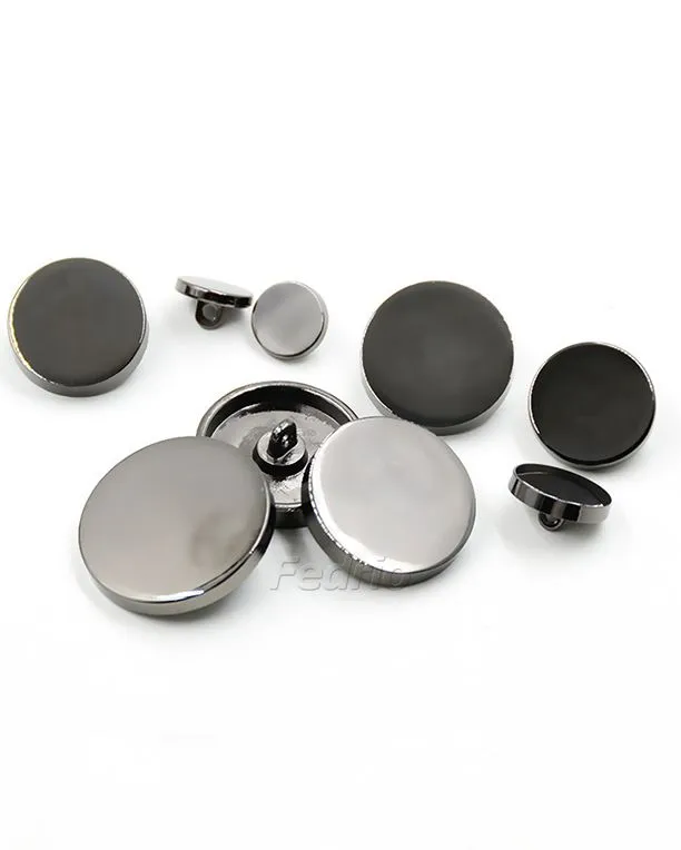 20 Pieces Flat Metal Shank Sewing Buttons for Clothing Decoration Accessories 204546