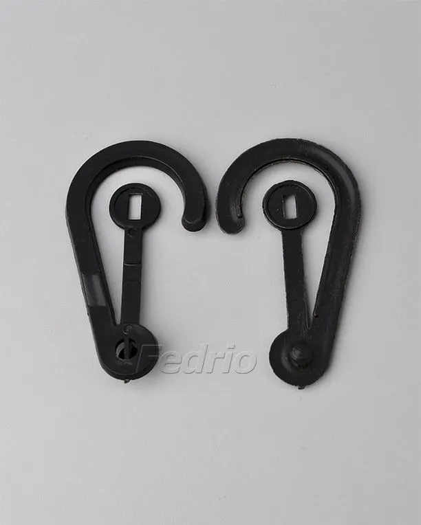 Plastic Sock Hook 50 Pieces Question Mark Pin Hooks for Socks Hats Supermarket 203495 (black)