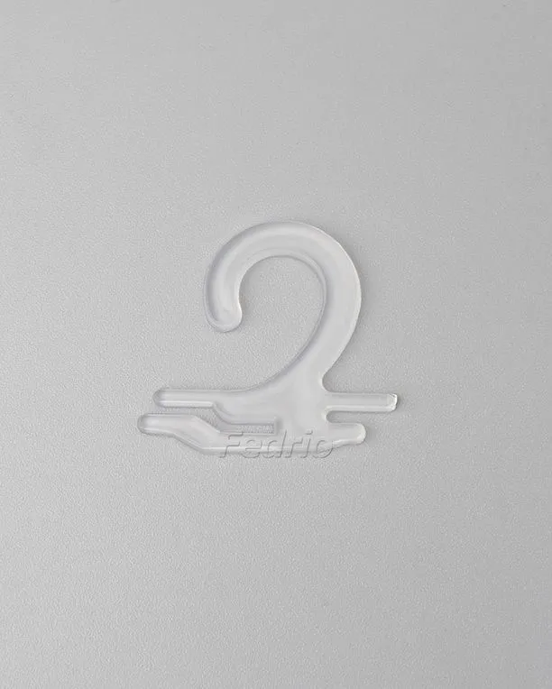 Plastic Non-Slip Flat Sock Hanger Clip Slide on Style Toothed Long Sock Hooks 100 Pieces 203499